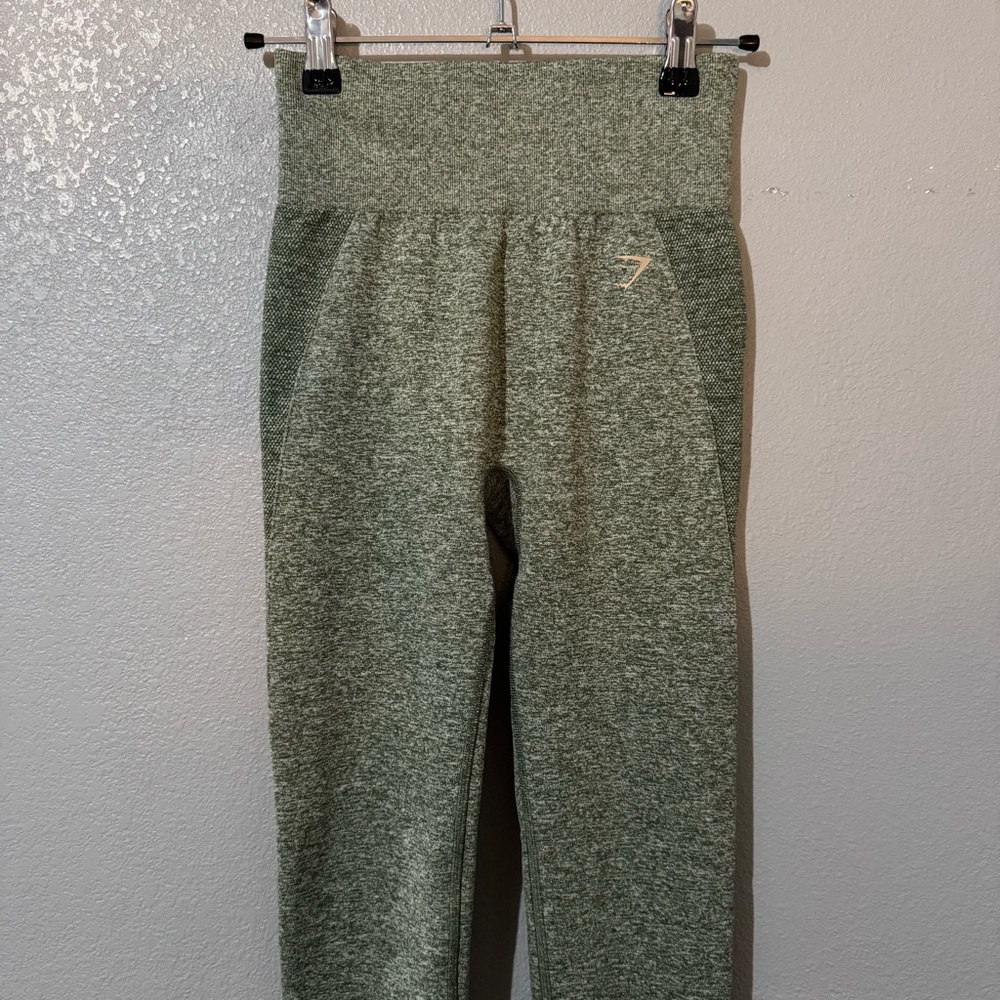Gymshark Green Leggings High-Waisted